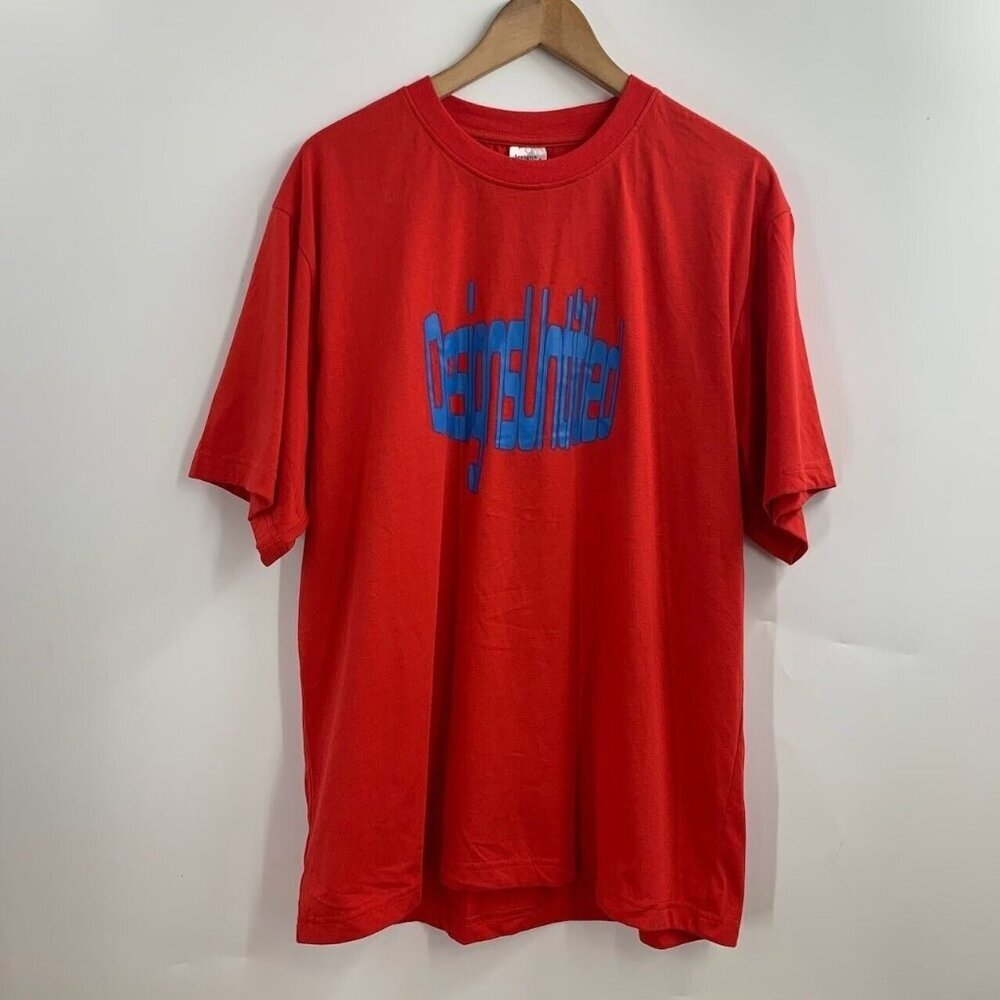 Designs Unlimited Men's Designs Unlimited Shadow Logo Cotton‎ T Shirt Size L NWT